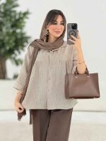 مانتو آستین پاکتی آنوشا کد 7994 - تصویر 10