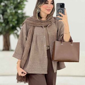 مانتو آستین پاکتی آنوشا کد 7994