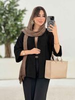 مانتو آستین پاکتی آنوشا کد 7994 - تصویر 15