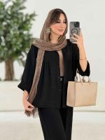 مانتو آستین پاکتی آنوشا کد 7994 - تصویر 6