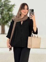 مانتو آستین پاکتی آنوشا کد 7994 - تصویر 13