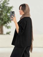 مانتو آستین پاکتی آنوشا کد 7994 - تصویر 9