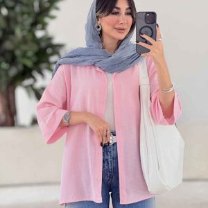 مانتو پشت پیله آینور کد 7988