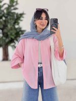 مانتو پشت پیله آینور کد 7988 - تصویر 11