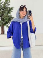 مانتو پشت پیله آینور کد 7988 - تصویر 9