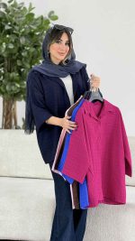 مانتو پشت پیله آینور کد 7988 - تصویر 15