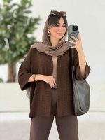 مانتو پشت پیله آینور کد 7988 - تصویر 7