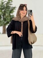 مانتو پشت پیله آینور کد 7988 - تصویر 10