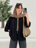مانتو پشت پیله آینور کد 7988 - تصویر 14