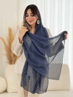 شال طرح گل کد 7941