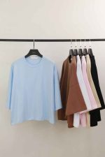 تیشرت باکسی طنین کد 7968 - تصویر 8