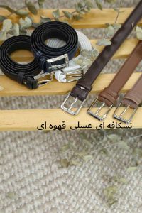 کمربند دور دوخت سگک مردانه کد 8042 - تصویر 3