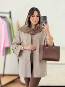 مانتو آستین پاگن میترا کد 7899 - تصویر 5