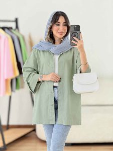 مانتو آستین پاگن میترا کد 7899 - تصویر 6
