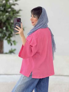 مانتو دو جیب نسا کد 8062 - تصویر 9