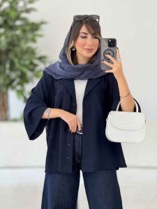 مانتو دو جیب نسا کد 8062 - تصویر 6