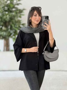 مانتو دو جیب نسا کد 8062 - تصویر 14