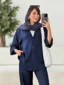 مانتو پایین هلال کیانا کد 8087 - تصویر 9