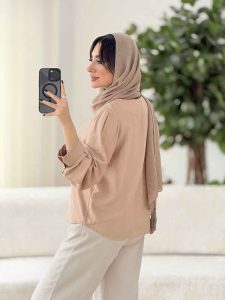 مانتو جلو دکمه پگاه کد 8082 - تصویر 9