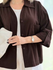 مانتو پشت پیله آرمیلا کد 8096 - تصویر 15