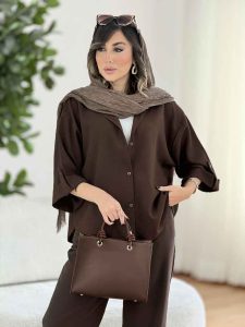 مانتو آستین پاگن فرناز کد 8088 - تصویر 2