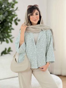 مانتو طرح پلنگی کد 8107 - تصویر 7