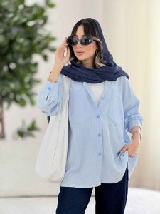 مانتو دو جیب پرتو کد 8103 - تصویر 25
