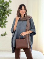 مانتو پانچ بغل سه دکمه کد 8106 - تصویر 12