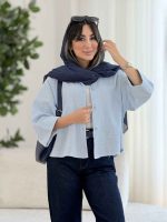 مانتو پشت پیله عاطفه کد 8089 - تصویر 8