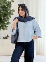 مانتو پشت پیله عاطفه کد 8089 - تصویر 6