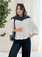 مانتو پشت پیله عاطفه کد 8089 - تصویر 14