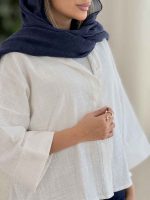 مانتو پشت پیله عاطفه کد 8089 - تصویر 4