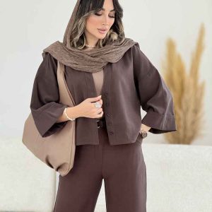شومیز جلو دکمه افرا کد 8093