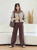 شومیز جلو دکمه افرا کد 8093 - تصویر 3