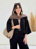 شومیز جلو دکمه افرا کد 8093 - تصویر 4