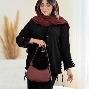 مانتو بغل بند دلوان کد 8110