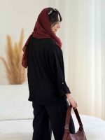 مانتو بغل بند دلوان کد 8110 - تصویر 6