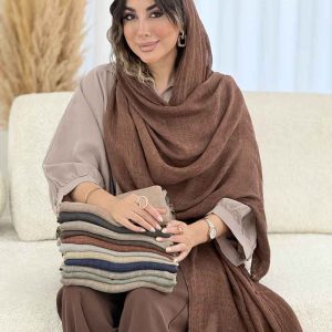 شال ابر و بادی دلارا کد 7827