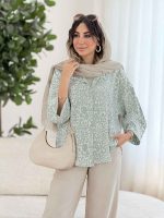 مانتو طرح پلنگی رها کد 8121 - تصویر 8