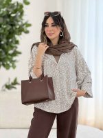 مانتو طرح پلنگی رها کد 8121 - تصویر 7