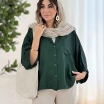 مانتو پانچ آستین پاگن پریا کد 8014