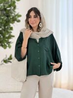 مانتو پانچ آستین پاگن پریا کد 8014