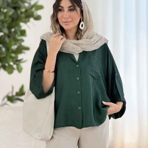 مانتو پانچ آستین پاگن پریا کد 8014