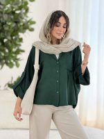 مانتو پانچ آستین پاگن پریا کد 8014 - تصویر 12