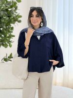 مانتو پانچ آستین پاگن پریا کد 8014 - تصویر 11