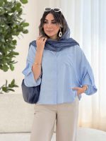 مانتو پانچ آستین پاگن پریا کد 8014 - تصویر 2