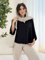 مانتو پانچ آستین پاگن پریا کد 8014 - تصویر 14