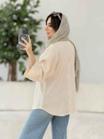 مانتو پشت پیله دریا کد 8021 - تصویر 12