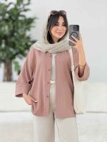مانتو پشت پیله دریا کد 8021 - تصویر 8
