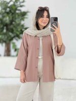مانتو پشت پیله دریا کد 8021 - تصویر 3